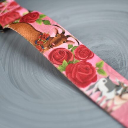 OBROŻA Z KLAMRĄ “KOZIA ŁĄCZKA”