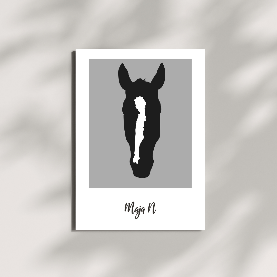 PERSONALIZOWANY PLAKAT Z TWOIM KONIEM - PLIK CYFROWY - obrazek 4