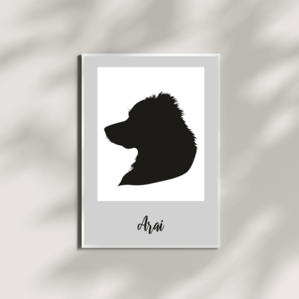 PERSONALIZOWANY PLAKAT Z TWOIM PSEM – PLIK CYFROWY